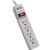 Tripp TLP404 Lite Protect It! 4-Outlet Home Computer Surge Protector Strip 4 ft. (1.22 m) Cord 450 Joules