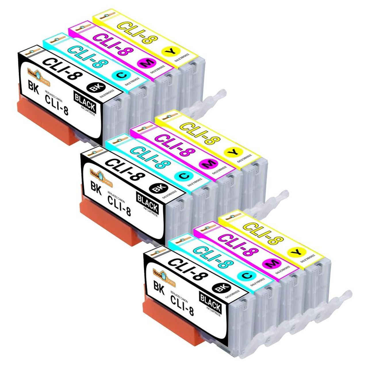 Compatible Ink Cartridge for Canon CLI-8 12PK - 3BCMY