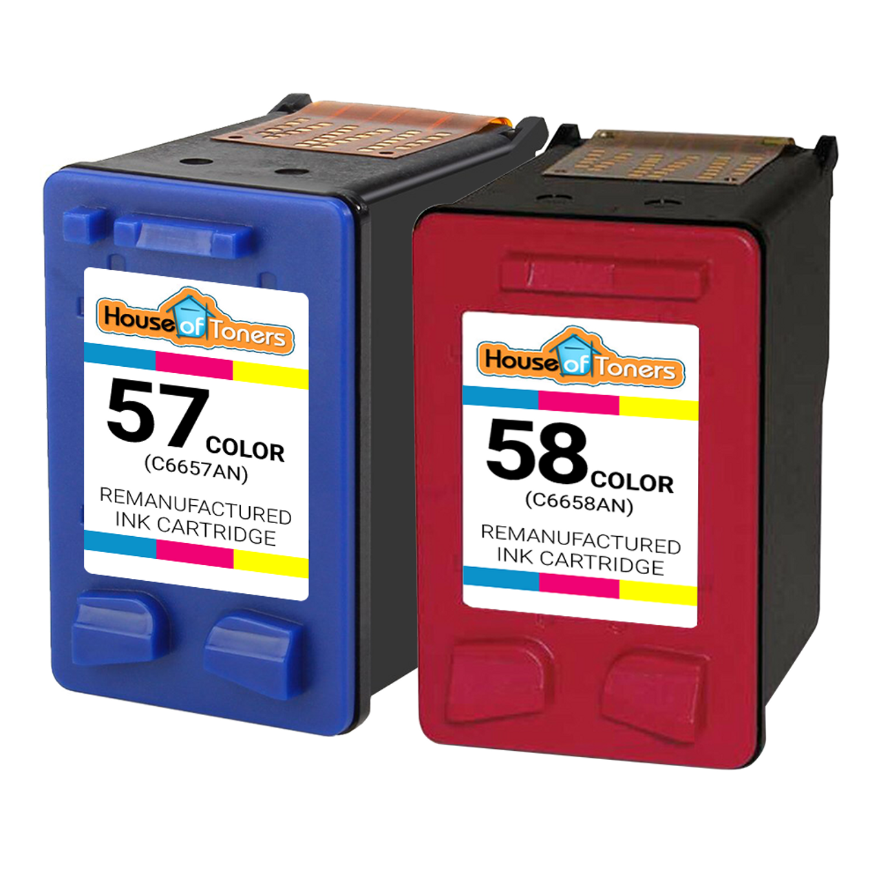 Ink Cartridge for HP 58 & 57 2PK - 1 Photo &