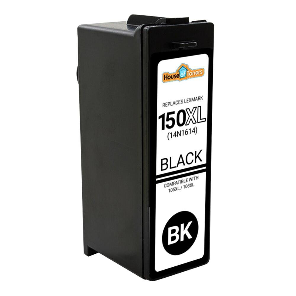 2 Cartucce D'inchiostro Nero Compatibili 150XL Per Stampanti Lexmark S315, S415, S515, S715, S915