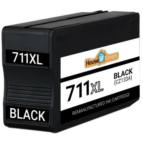 HouseOfToners Remanufactured Replacement for HP 711XL CZ133A High Yield Black Ink Cartridge