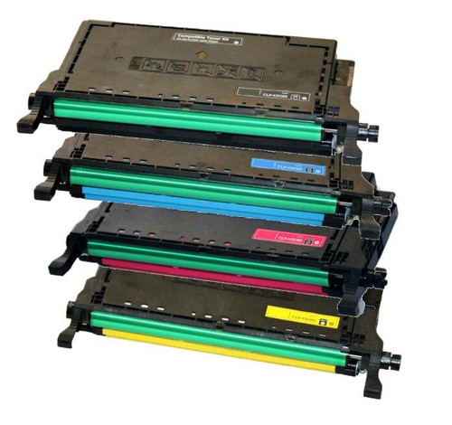HouseOfToners Compatible Replacement for Samsung CLT-508 High Yield Toner Cartridge 4PK - Black, Cyan, Magenta, Yellow