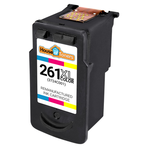 HouseOfToners Remanufactured Replacement for Canon CL-261XL [EP] (3724C001) High Yield Tri-Color Ink Cartridge