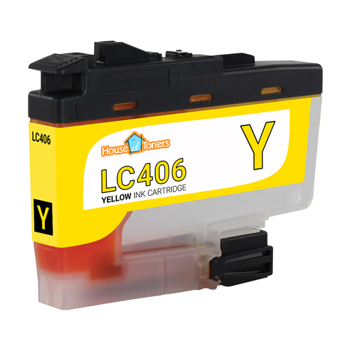 Brother LC406 Yellow Remanufactured Ink Cartridge