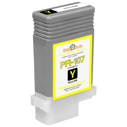 Canon PFI-107 Yellow Remanufactured Ink Cartridge