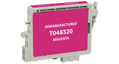 Epson T0483 (T048320) Magenta Ink Cartridge (Remanufactured)