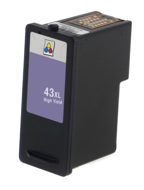 Lexmark #43XL (18Y0143) High Yield Color Ink Cartridge (Remanufactured)