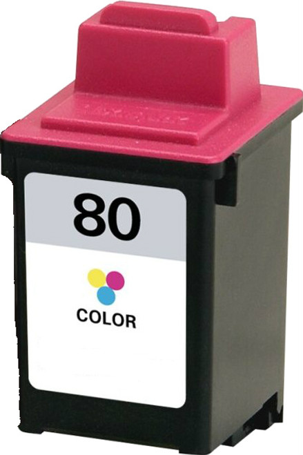 Lexmark #80 (12A1980) Color Ink Cartridge (Remanufactured)