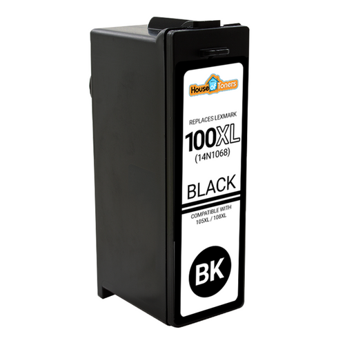 Lexmark #100XL (14N1068) High Yield Black Ink Cartridge (Compatible)