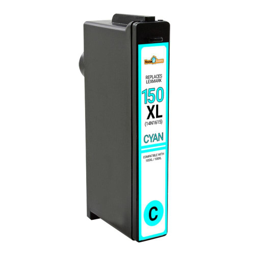 HouseOfToners Compatible Replacement for Lexmark #150XL 14N1615 High Yield Cyan Ink Cartridge