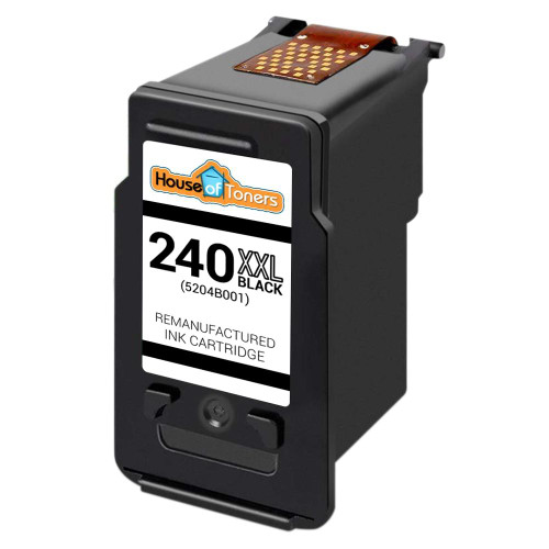HouseOfToners Remanufactured Replacement for Canon PG-240XXL 5204B001 Extra High Yield Black Ink Cartridge