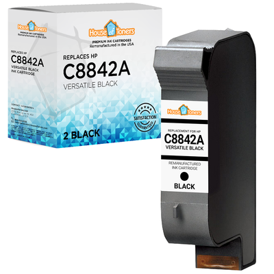 Hybrid Black Fits HP C8842A Hybrid Black Ink Cartridge Lot