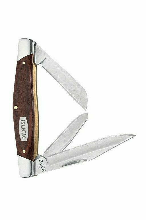 Buck Knife 373 Trio Wood Handle Folding Pocket Knife