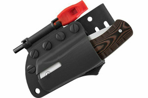 836 BUCK KNIFE SELKIRK FOLDING BLADE 420 STAINLESS WITH FIRE STARTER, CAMP KNIFE