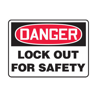 Lockout Safety Signs