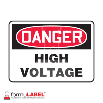 "Danger High Voltage" Sign