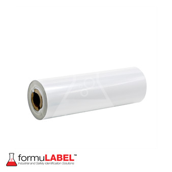 Ultra white resin ink side view of vinyl roll