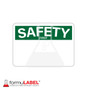 formuLABEL™ OSHA Header 3.5" x 5" Rolls (250 Labels), OSHA: Safety.