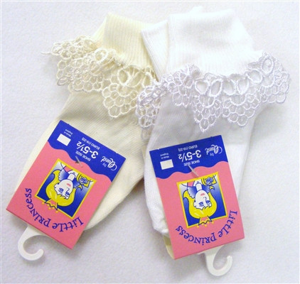 3255 STRAWBERRY GUIPURE LITTLE PRINCESS SOCK