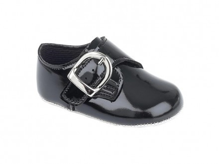 B656BP BAYPODS SOFT BUCKLE SHOE--BLACK PATENT