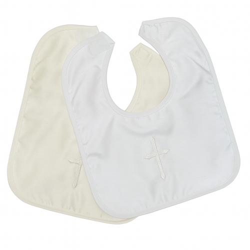 123 KINDER DUPION BIB LARGE CROSS