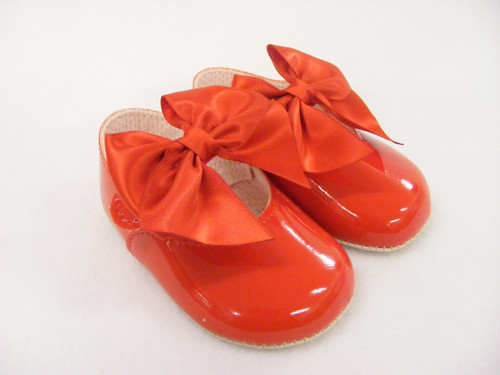BAYPODS B025R SOFT SOLE LARGE BOW SHOE -- RED