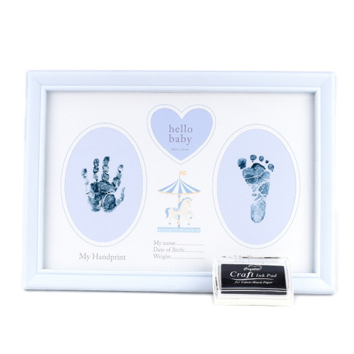 CG1835 HELLO BABY HANDPRINT FRAME BABY BOY