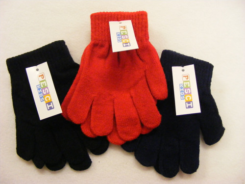 A1028 PESCI KIDS CHILDRENS MAGIC GLOVES - NAVY,RED,BLACK