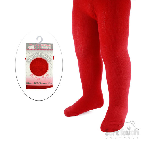 4T90-R SOFT TOUCH PLAIN RED TIGHTS
