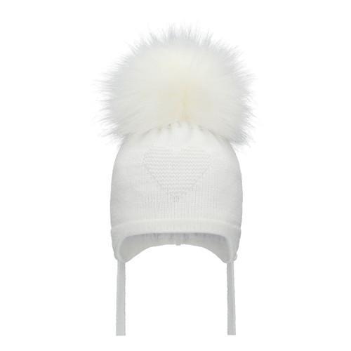 Pom Pom Envy Corazon - White