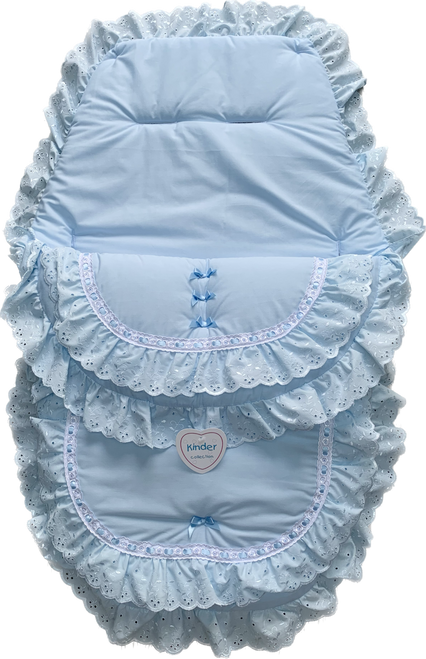 4897 KINDER B/A FRILL U-SHAPE RIBBON SLOT 3 IN 1 - BLUE