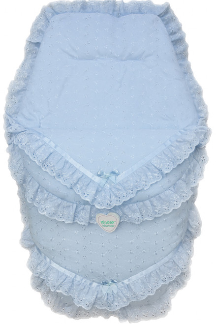 4909 KINDER BRODERIE ANGLAISE V RIBBON 3 IN 1 - BLUE