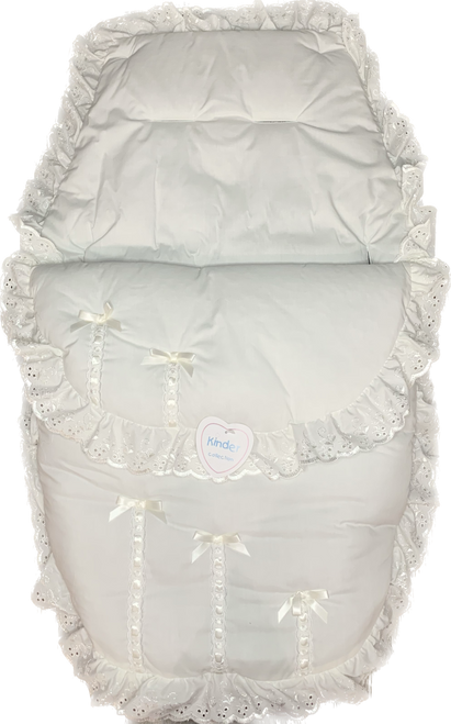 1943 KINDER 5 BOW  RIBBON SLOT 3 IN 1 IVORY