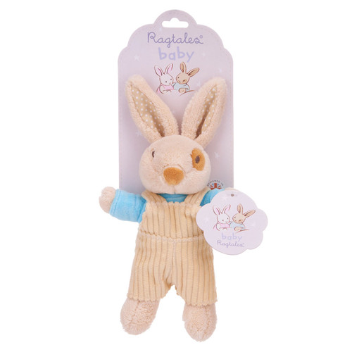 RAGTALES ALFIE 23CM BABY PLUSH TOY RATTLE RT903
