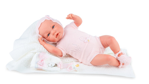 MP3040 Marina & Pau 45cm REBORN ANE INDIVIDUAL BOX Soft Body Doll