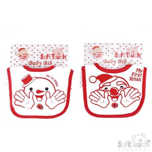 SOFT TOUCH Xmas Bib P5164