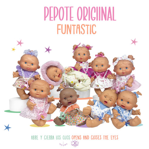 Nines Pepote original fantastic Dolls box of 8 0434