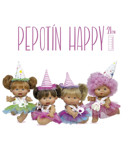 NINES DOLL PEPOTÍN DOLL SPECIAL HAPPY BIRTHDAY 8 IN BOX 0497