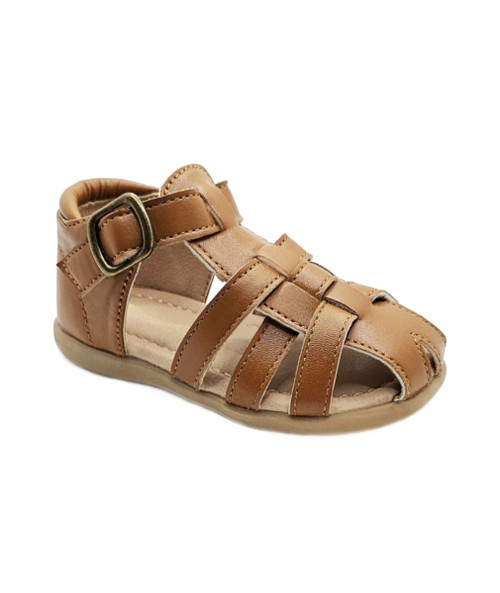 MELIA VICTOR GLADIATOR SANDAL - TAN.