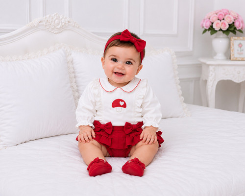 NURSERY TIME BABY TOP AND SHORT SET - NB, 0/3, 3/6 BIS-2020-2721