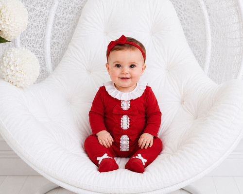 NURSERY TIME BABY LONG ROMPER - NB, 0/3, 3/6 BIS-2020-2722