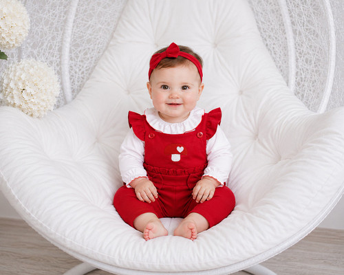 NURSERY TIME  BABY LONG DUNGAREE - NB, 0/3, 3/6 BIS-2020-2723