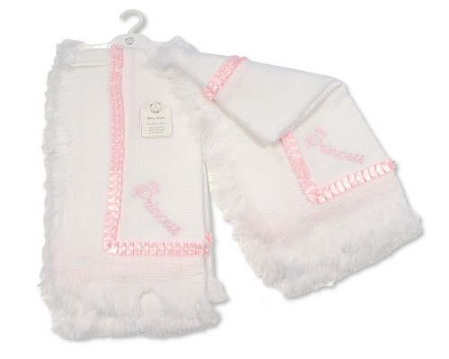 Nursery Time BABY HANGER LACE SHAWL -PRINCESS BW-110-398P
