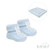 S424 BLUE BUNNY BOOTEES