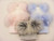 CT96 1st SIZE STRIPED TRIM 2 FUR POM HAT