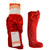 PS16-R 2-6Y CHILDS PELERINE KNEE-LENGTH SOCKS with BOW - RED