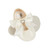 B060C BAYPODS DIAMANTE BOW BUTTON SHOE - IVORY