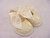 H045C HARD SOLE LARGE BOW SHOE -- IVORY