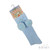 S355-B SOFT TOUCH 'ELEGANCE' KNEE LENGTH SOCKS with POM POM -- BLUE