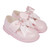 H035P EARLY DAYS DIAMANTE BOW HARD SOLED SHOE - PINK